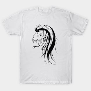 Snakehead with long hair T-Shirt